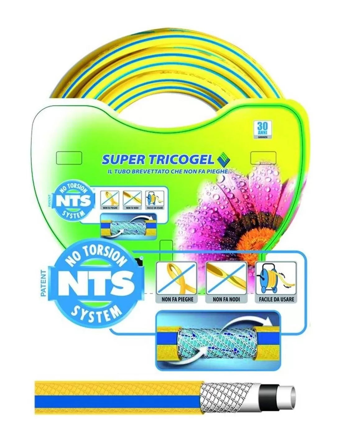 Tubo per innaffio irrigazione NTS WINTECH - 50 mt - Diametro Tubo: 1 - Max Press.:22 Bar Tubo per innaffio irrigazione NTS WINTECH - 50 mt - Diametro Tubo: 1 - Max Press.:22 Bar
