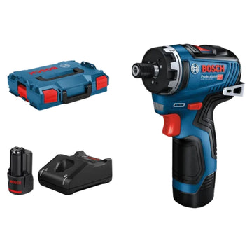 Avvitatore A Batteria Bosch GSR 12V-35 HX + 2 Batterie 3.0 Ah + Caricabatterie + Valigetta L-BOX 102 - 06019J9100