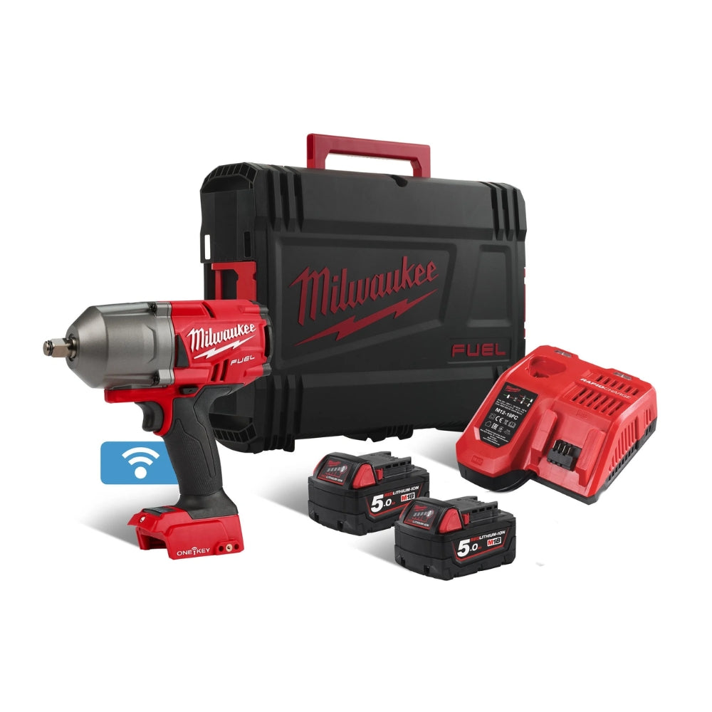 ONE-KEY™ FUEL™ High Torque Impact Wrench ½″ F M18 ONEFHIWF12-502X Milwaukee