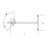 Chiavi A T Con Maschio Esagonale Snodato 3mm Beta 953