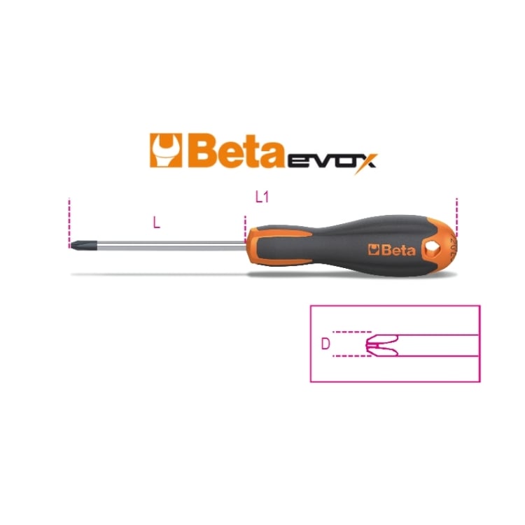 Giravite Evox Per Viti Con Impronta A Croce Phillips®  Beta 1202E