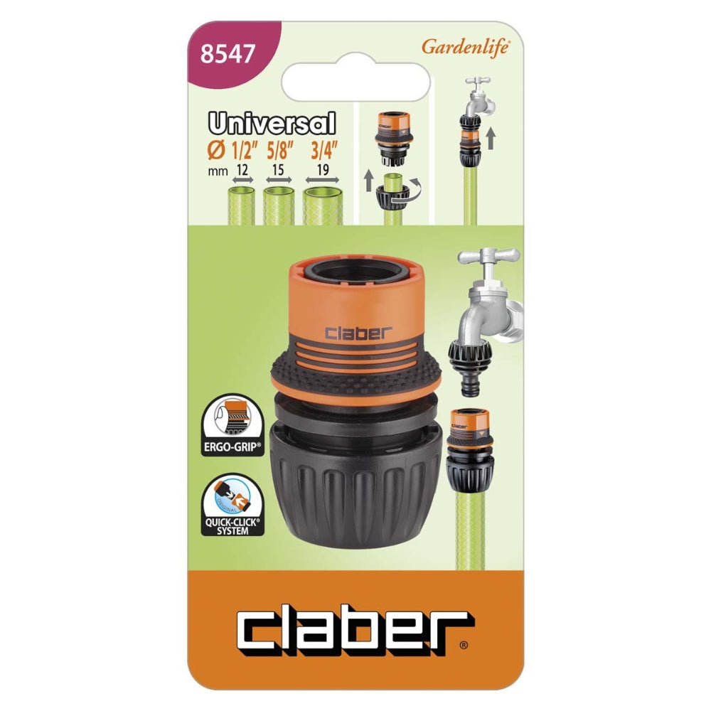 Raccordo Universale da 1/2” - 5/8” - 3/4” Claber 8547