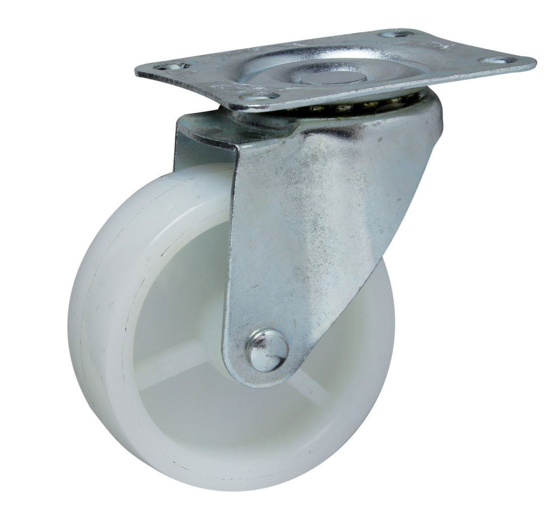 Ruota In Nylon Con Supporto A Piastra Girevole ø50X23mm Valex 1500227