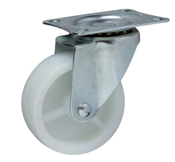 Ruota In Nylon Con Supporto A Piastra Girevole ø50X23mm Valex 1500227