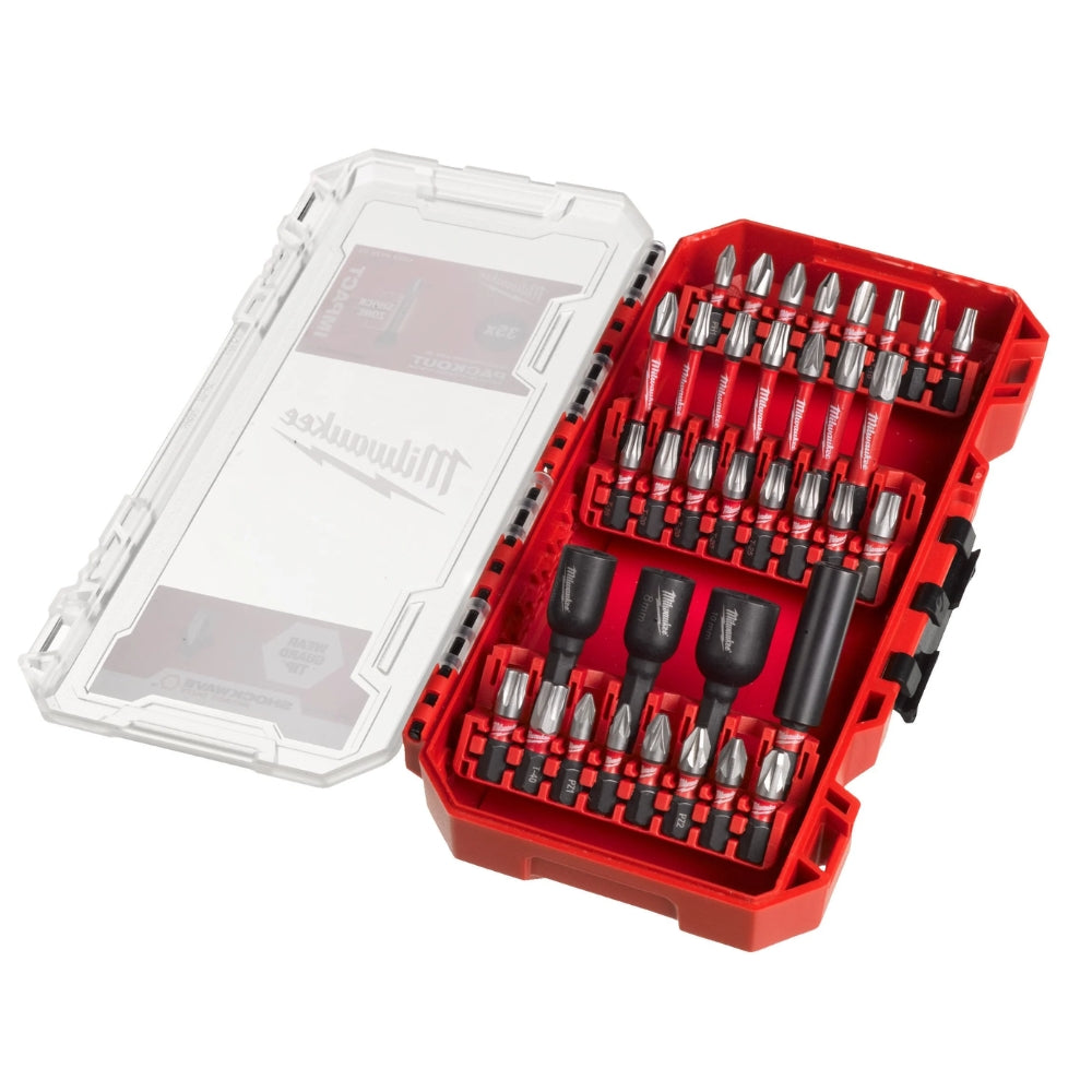 Bit Set and Bits with Bit Holder SHOCKWAVE™ Impact Duty™ Sets Bit Set 35 PIECES Milwaukee