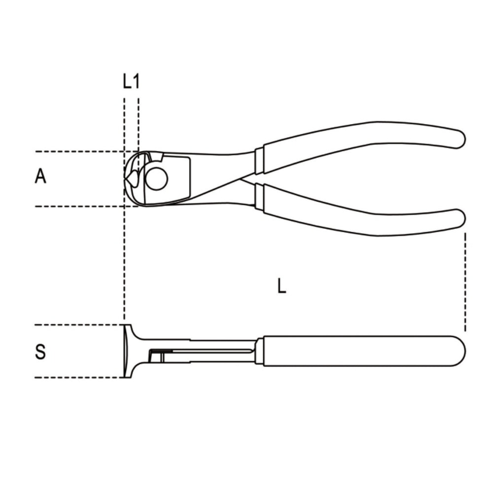 Tronchesi A Grande Effetto A Taglienti Frontali 200mm Beta 1088