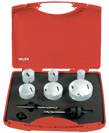 Set Seghe A Tazza HSS Serie 9 Pezzi Valex 1980435