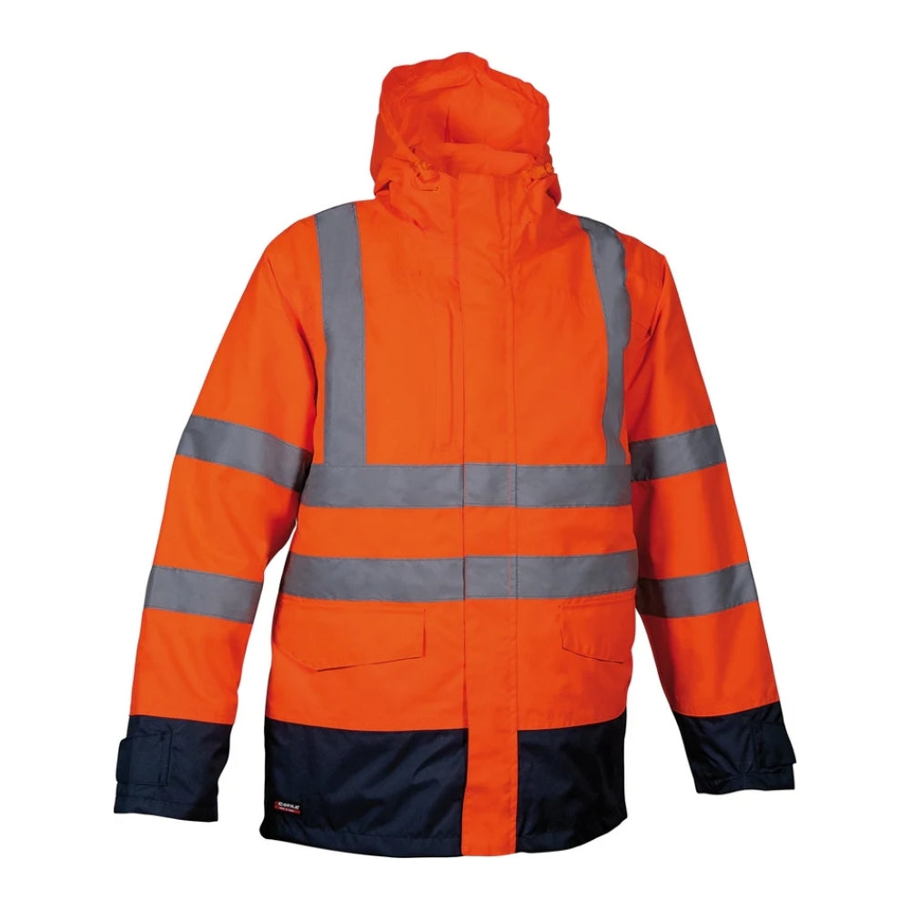 Giacca Da Lavoro Modello Parka Alta Visibilità Cofra Telsen V419-0