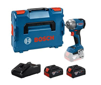 Avvitatore A Massa Battente Bosch GDS 18V-350 In Valigetta L-BOXX 136 + 2 Batteria 4,0Ah + Caricabatterie GAL 18V-40 - 06019M5022