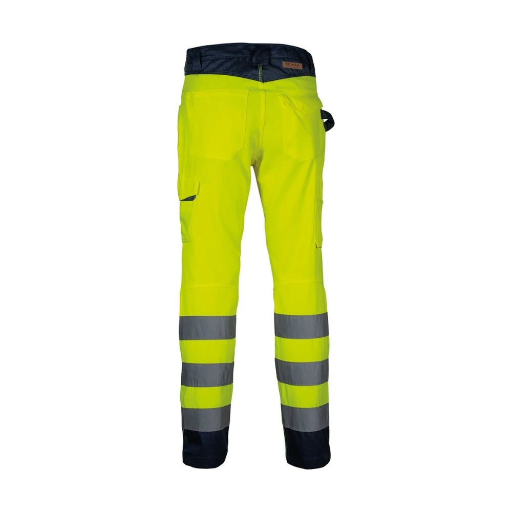Pantaloni da Lavoro Alta Visibilità Multitasche Cofra Upata V555-0-02