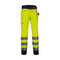 Pantaloni da Lavoro Alta Visibilità Multitasche Cofra Upata V555-0-02