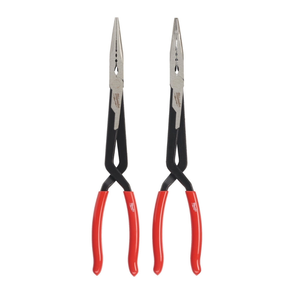 Milwaukee 2-Piece Double-Fulcrum Pliers Long Nose Kit 