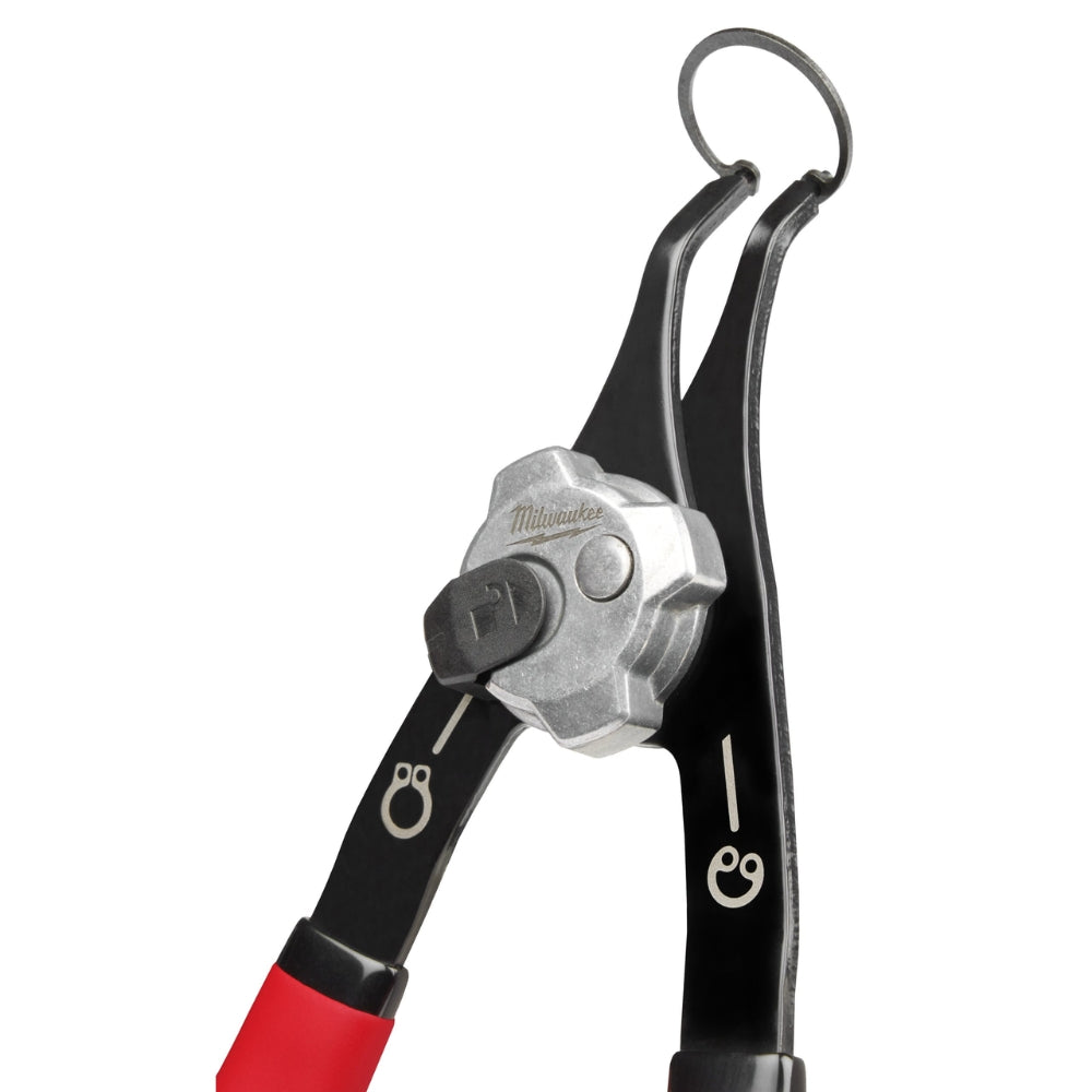 Milwaukee 18° Medium Straight Reversible Snap Ring Pliers 