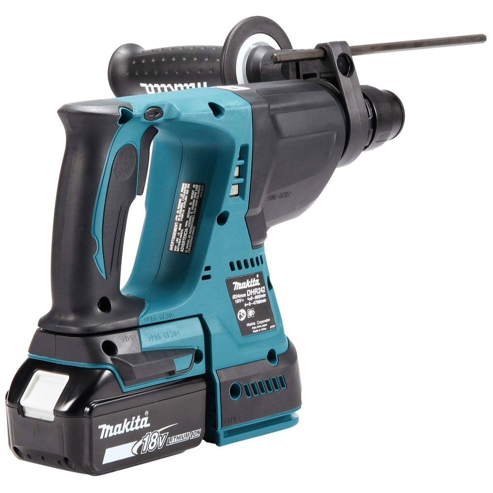 Tassellatore LXT Makita DHR242RTJ SDS-Plus 18V 5Ah