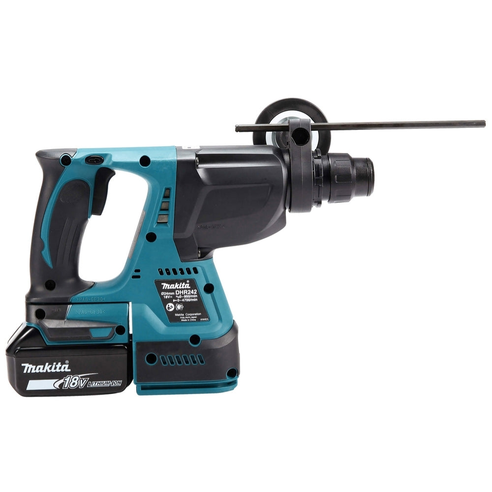 Tassellatore LXT Makita DHR242RTJ SDS-Plus 18V 5Ah