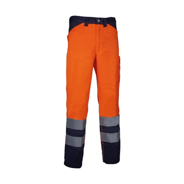 Pantaloni Da Lavoro Alta Visibilità Multitasche Cofra Twinkle V331-0-02