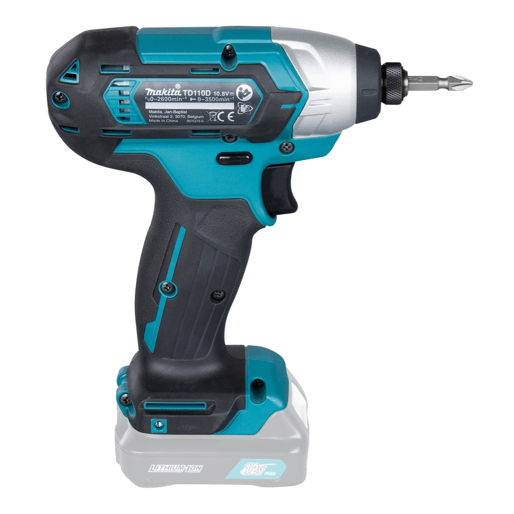 Avvitatore Ad Impulsi Makita TD110DZJ 10,8V - 110 Nm - Fornito Con Valigetta, Senza Batterie E Caricabatterie