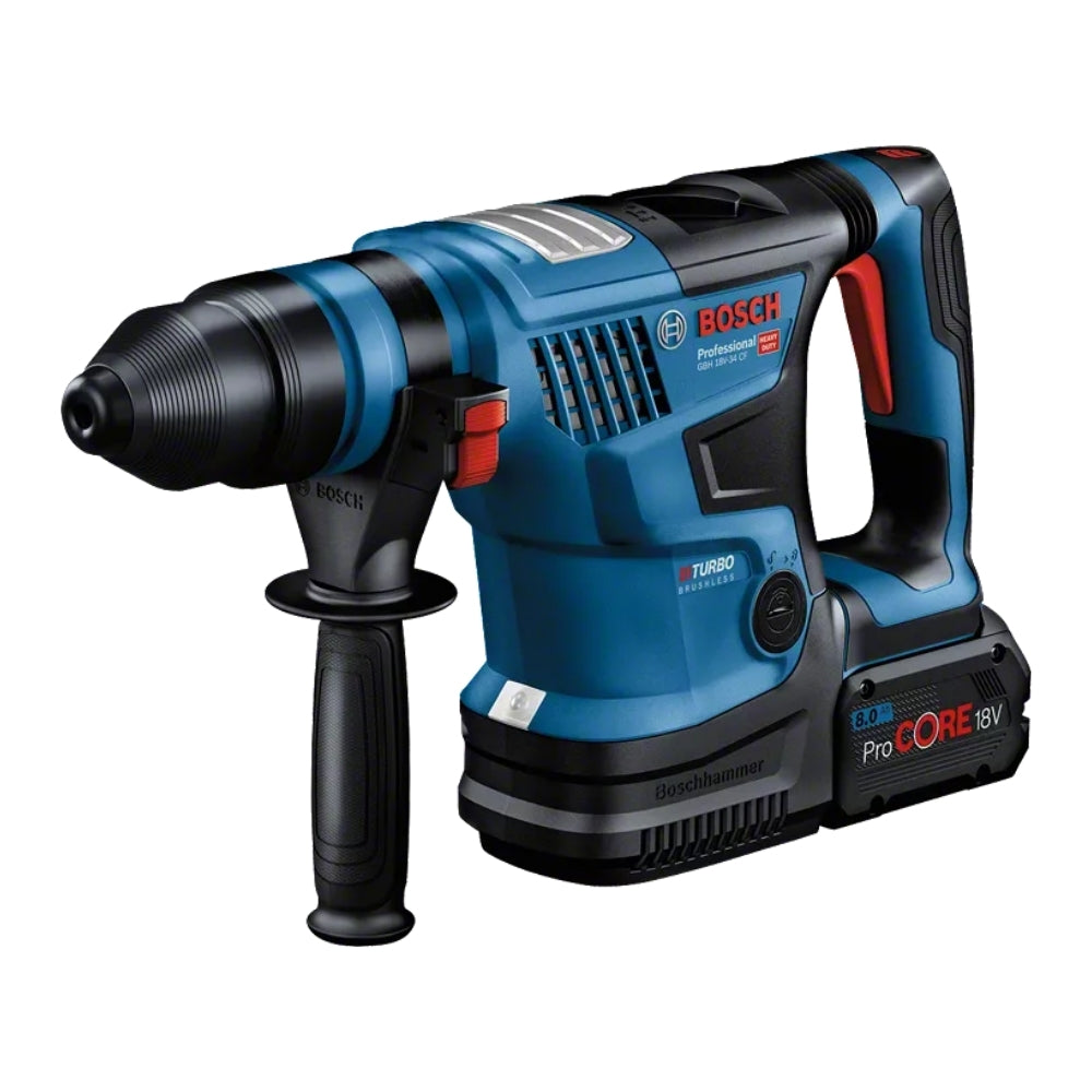 Martello Perforatore A Batteria Bosch GBH 18V-34 CF BITURBO In Valigetta - 0611914001