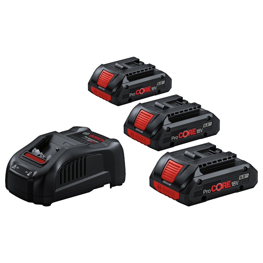 Set Caricabatterie Da 8A GAL 1880CV + 3 Batterie ProCORE Da 18V 4,0Ah Bosch 0615990N2G