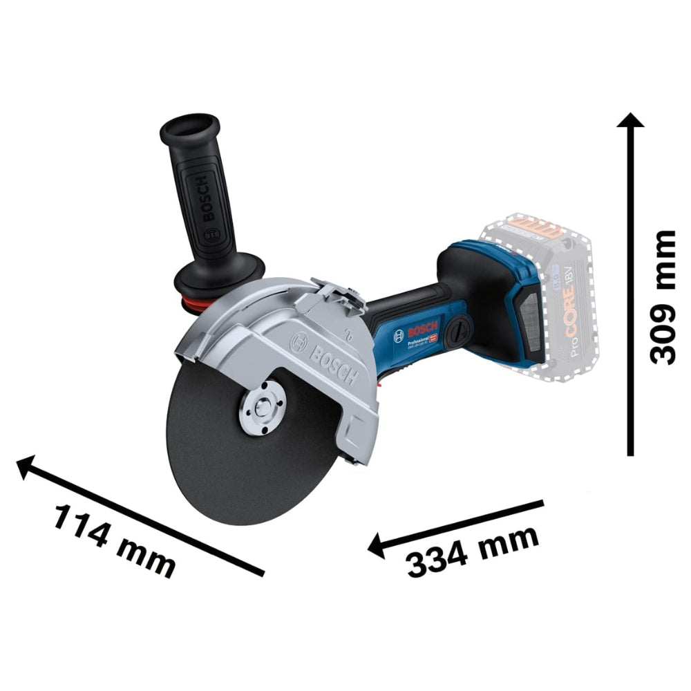 Smerigliatrice Angolare A Batteria Bosch BITURBO GWS 18V-180 P 180mm 18V - 06019H6E01