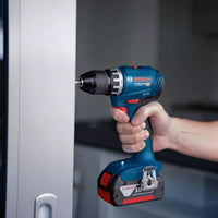 Trapano Avvitatore A Batteria Bosch GSR 18V-45 Professional 18V + 2 batterie da 2.0 Ah + Caricabatterie + Valigetta L-BOXX - 06019K3202