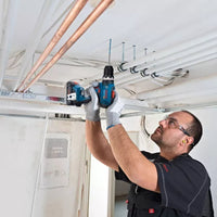 Trapano A Percussione A Batteria Bosch GSB 18V-65 Professional 18V In Valigetta L-BOXX - 06019N3301