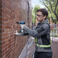 Trapano A Percussione A Batteria Bosch GSB 18V-65 Professional 18V In Valigetta L-BOXX - 06019N3301