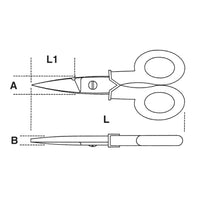 Forbici Per Elettricisti Lame Diritte Beta 1128BM