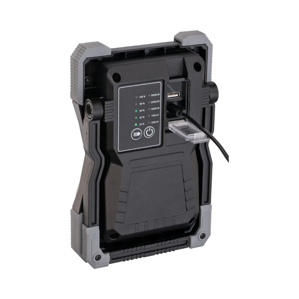 Faretto Mobile A LED Con Accumulatore Brennenstuhl RUFUS 3000 MA V2 Con Funzione Powerbank 3000lm, IP65