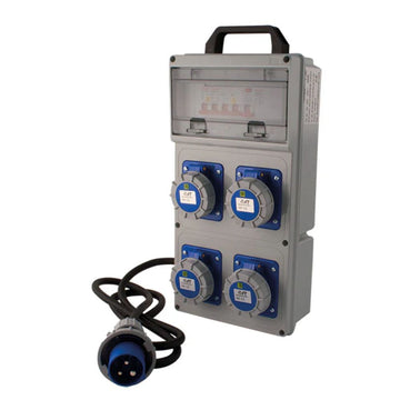Quadro Portatile Da Cantiere A Norma CEI EN 61439-4 Con 4 Prese 220V IP67 FT 40483