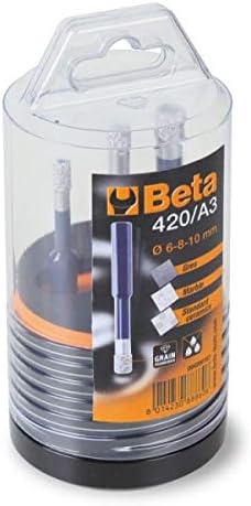 Serie di 3 frese diamantate Beta 420/A3