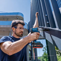 Avvitatore A Massa Battente Bosch GDS 18V-450 HC + 2 Batterie 4.0Ah + Caricabatterie + Valigetta L-BOXX - 06019K4002