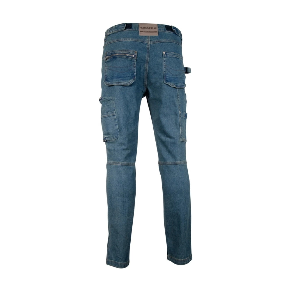 Pantalone Jeans Da Lavoro Cofra Barcelona V152-0-00
