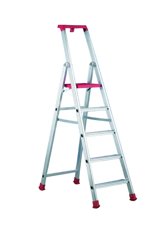 Scala In Alluminio Per Utilizzo Professionale 5 Gradini SVELT MAREA