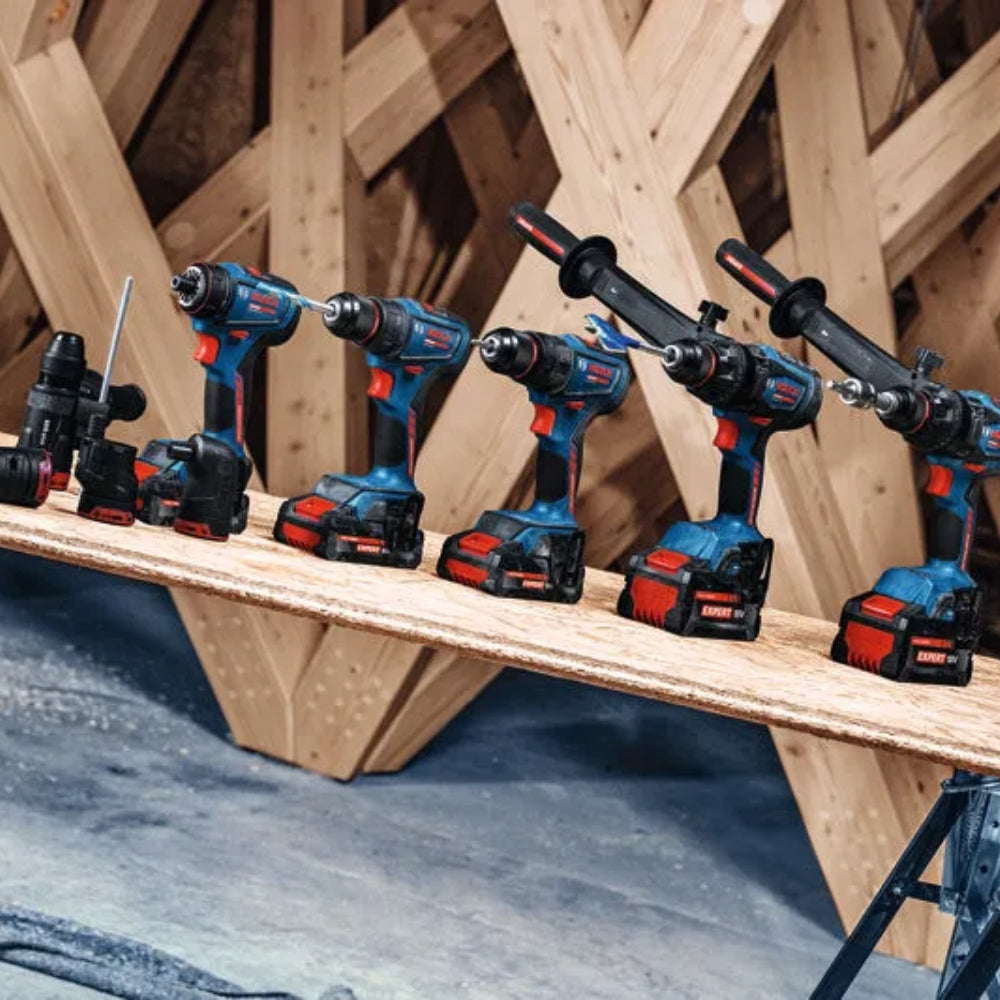 Trapano Avvitatore A Batteria Bosch Expert EXSR18V-90 18V Brushless Con 2 Batterie 4.0Ah + Caricabatteria e Valigetta - 06019R2101