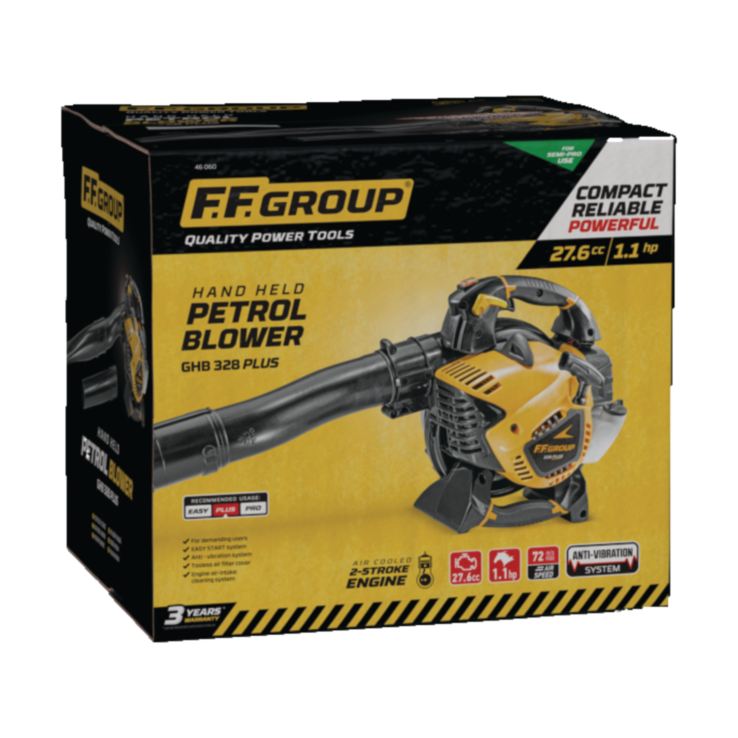 Soffiatore A Scoppio F.F. Group GHB 328 PLUS 27,6cc 1,1hp