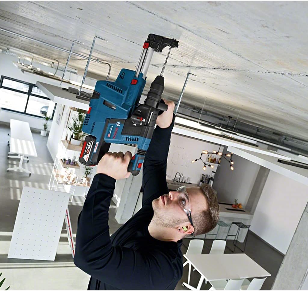 Martello Perforatore A Batteria Tassellatore Bosch GBH 18V-26F Professional 2,6J + 2 Batterie 5.5Ah + Caricabatterie + Valigetta L-BOXX 136 - 061191000F