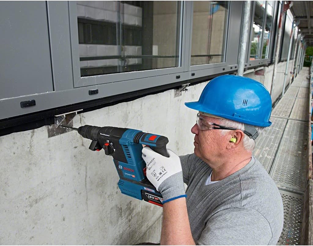 Martello Perforatore A Batteria Tassellatore Bosch GBH 18V-26F Professional 2,6J + 2 Batterie 5.5Ah + Caricabatterie + Valigetta L-BOXX 136 - 061191000F