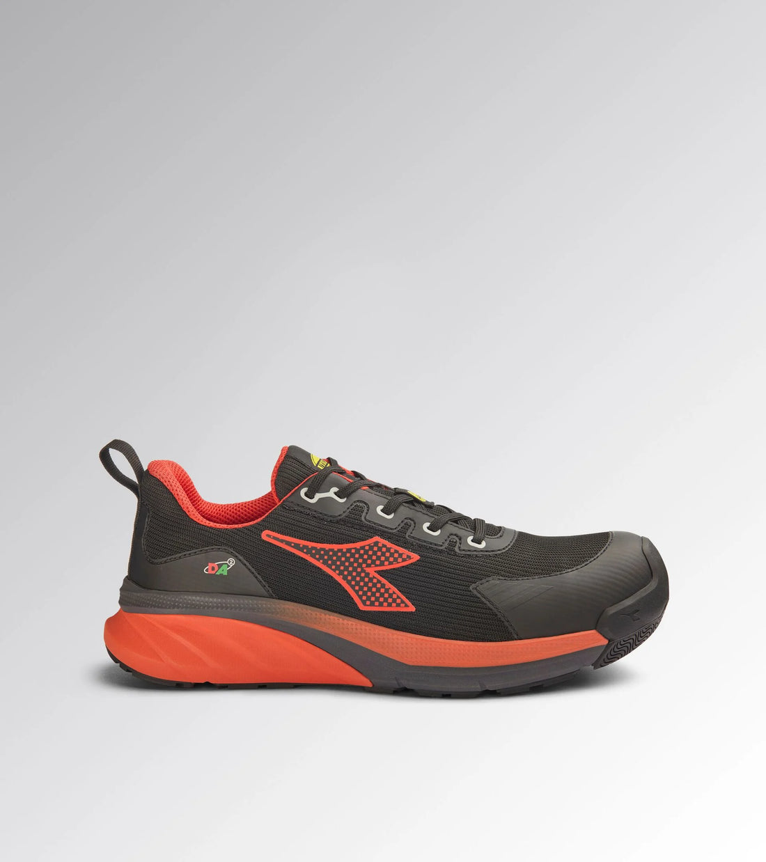 Scarpe Antinfortunistiche Diadora VORTEX DA2 LOW S3S SC SR HRO ESD NERO/ROSSO Cod. 182042-C1462