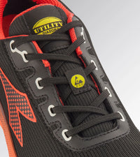 Diadora RUN TEXT LOW S1PS FO SR ESDVORTEX DA2 LOW S1PS SC SR HRO ESD Safety Shoes ANTHRACITE/RED Cod. 182043-C0067