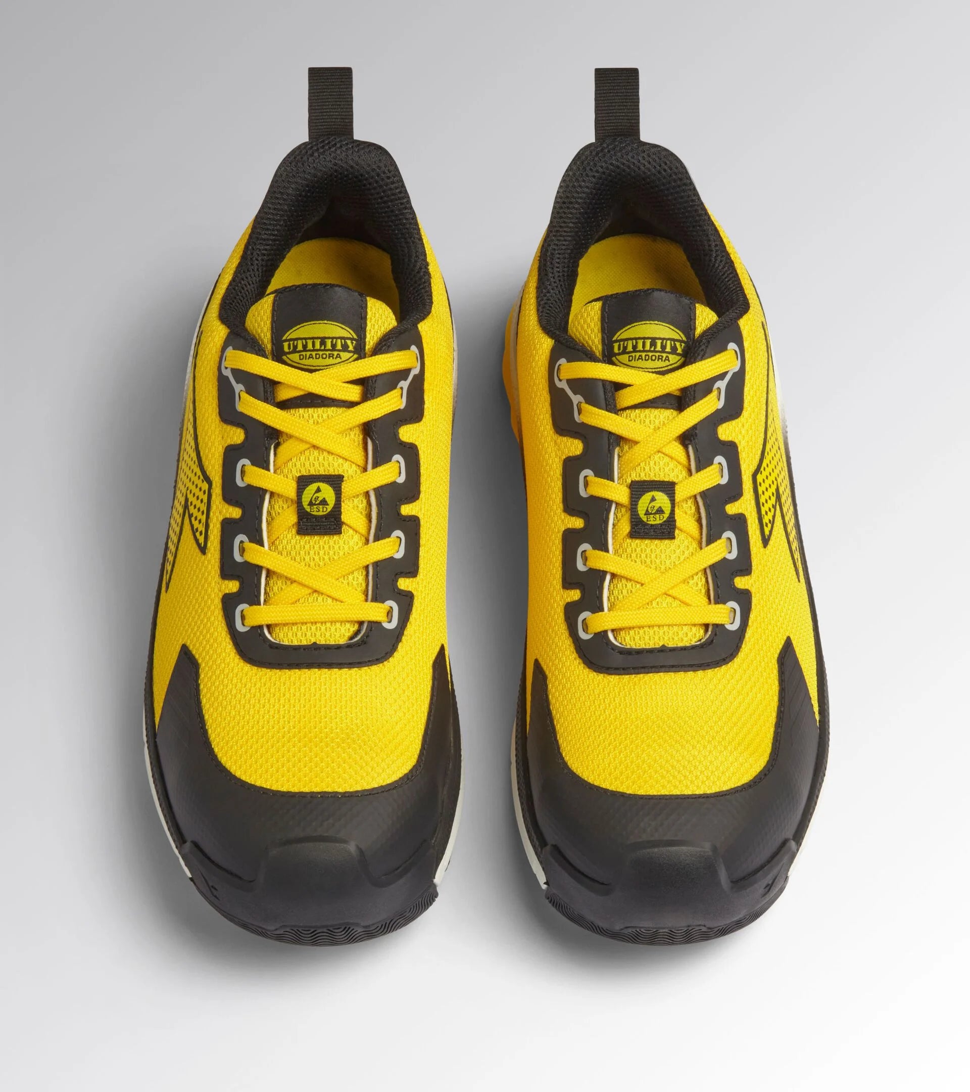 Diadora RUN TEXT LOW S1PS FO SR ESDVORTEX DA2 LOW S1PS SC SR HRO ESD Safety Shoes ANTHRACITE/RED Cod. 182043-C0067