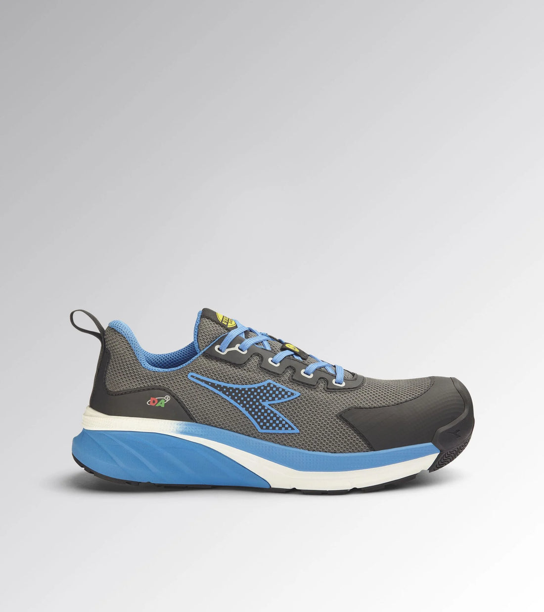 Scarpe Antinfortunistiche Diadora RUN TEXT LOW S1PS FO SR ESDVORTEX DA2 LOW S1PS SC SR HRO ESD ANTRACITE/BLU IMPERIALE Cod. 182043-C0068