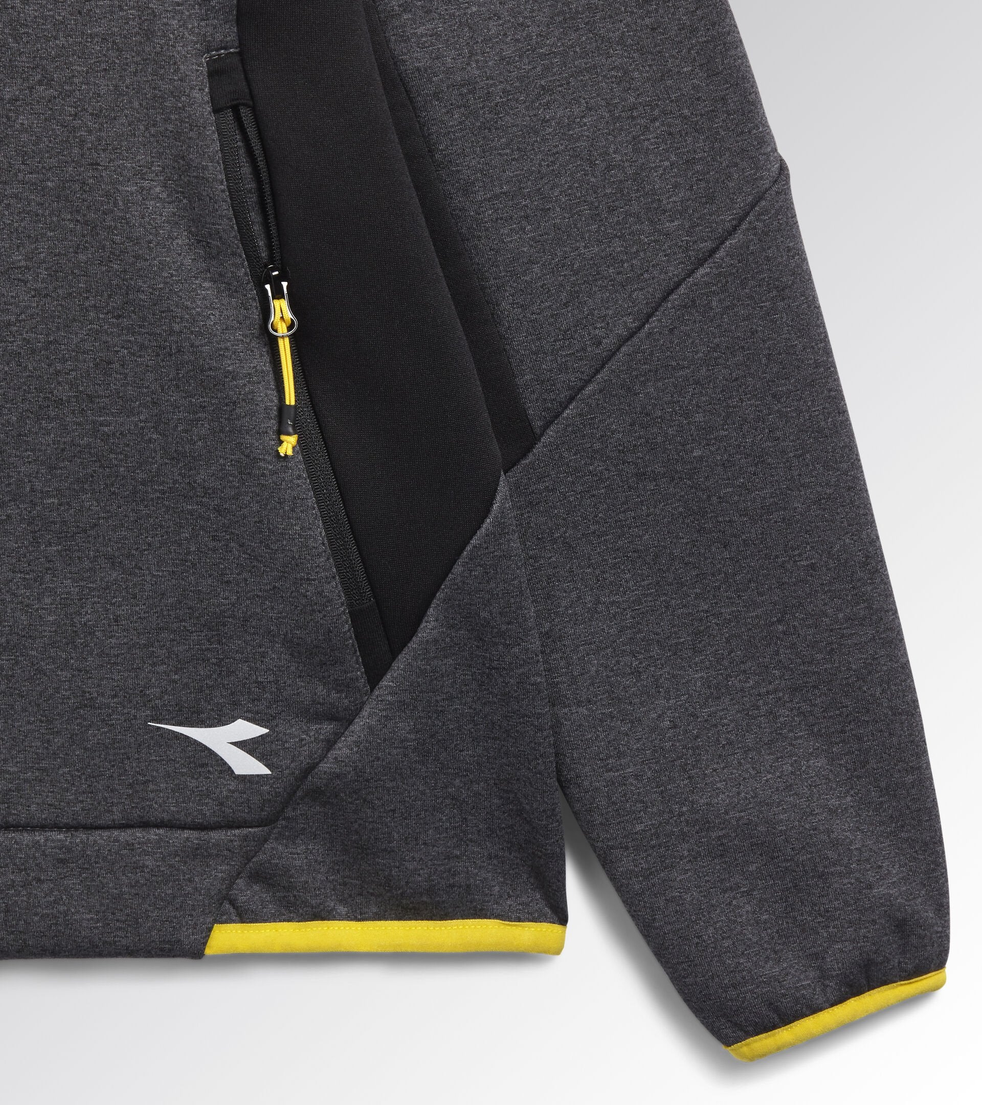 Felpa Da Lavoro Diadora POLAR FLEECE TECHNO Colore Grigio-Nero 179457-D0217