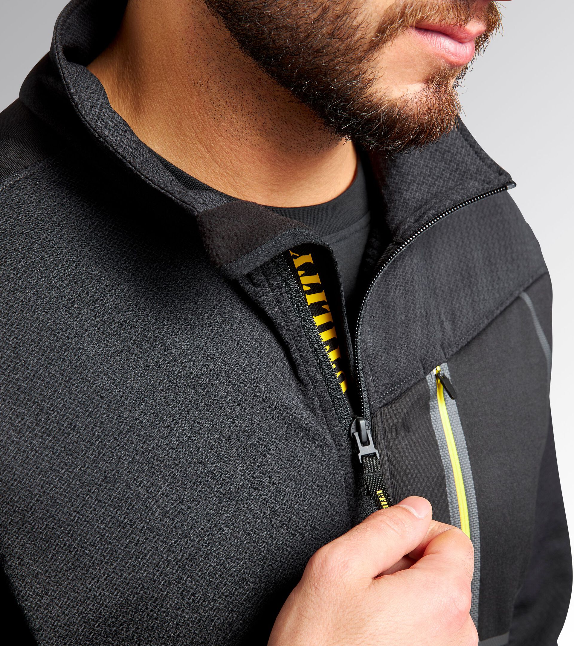 Pile Da Lavoro Diadora POLAR FLEECE FZ EVOLUTION Colore Nero 180797-80013