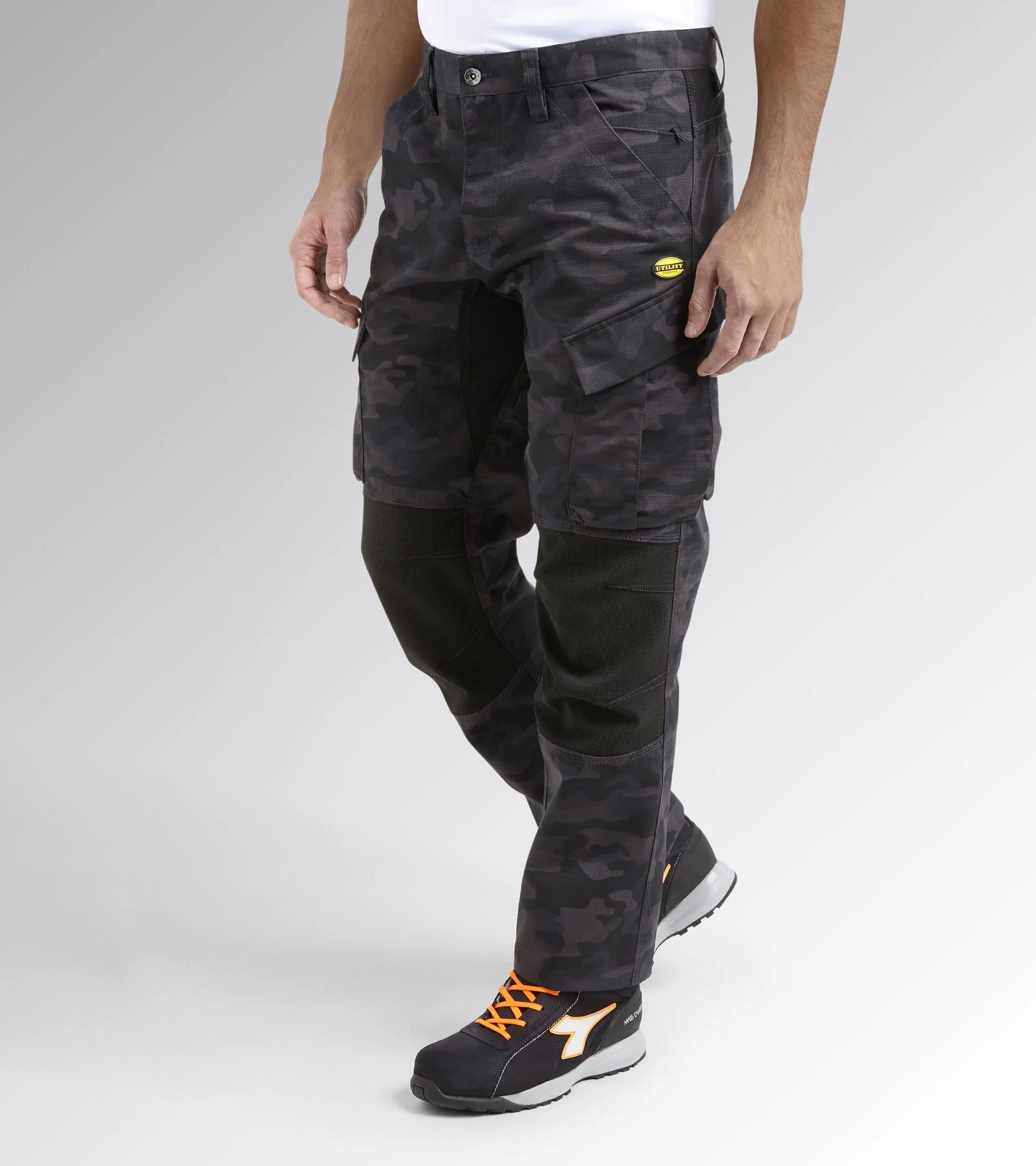 Pantaloni Da Lavoro Diadora PANT RIPSTOP CARGO CAMO Colore Grigio Camouflage 173172-C7267