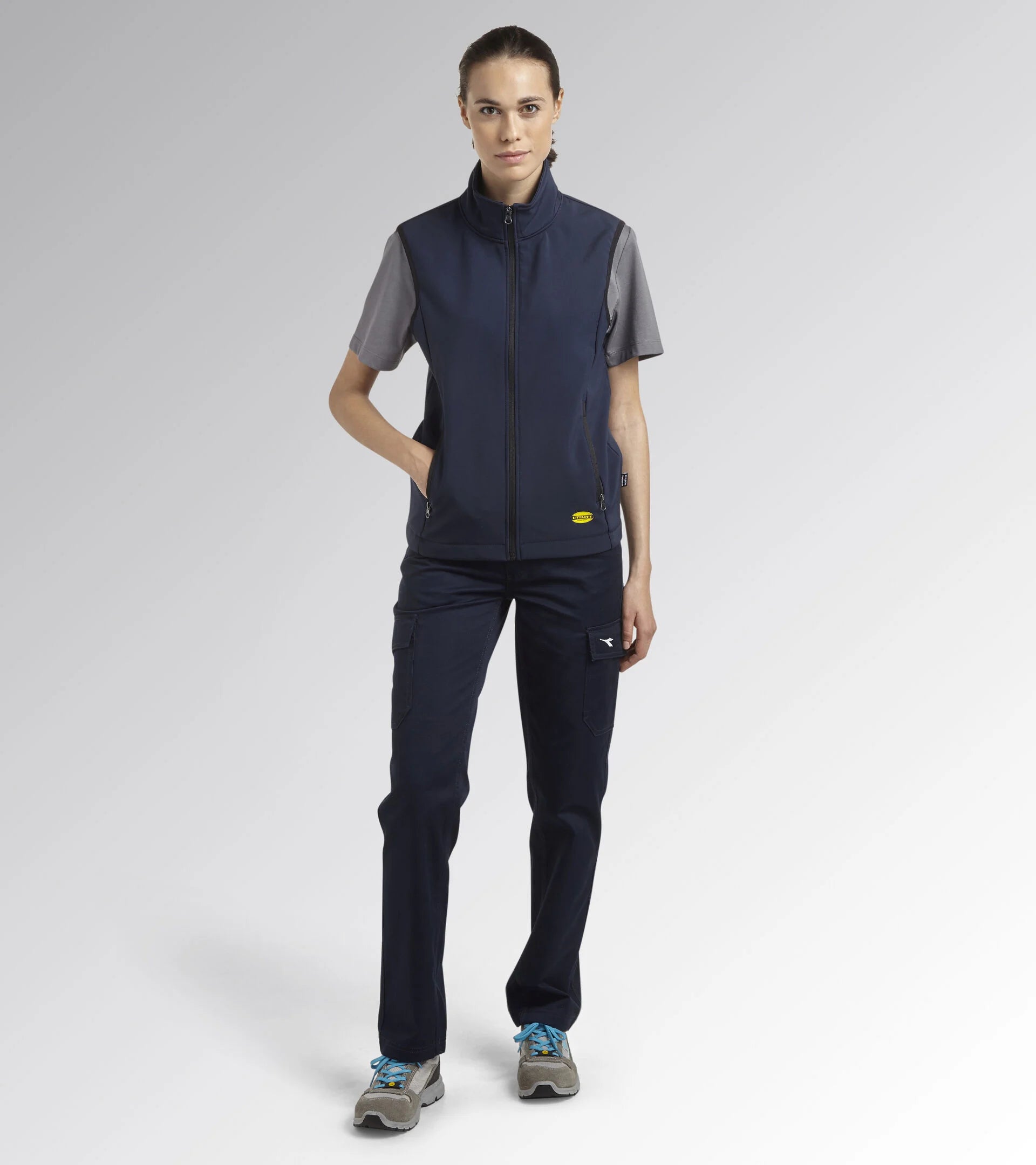 Gilet Da Lavoro Diadora SHELL VEST LEVEL Blu Classico 174586-60062