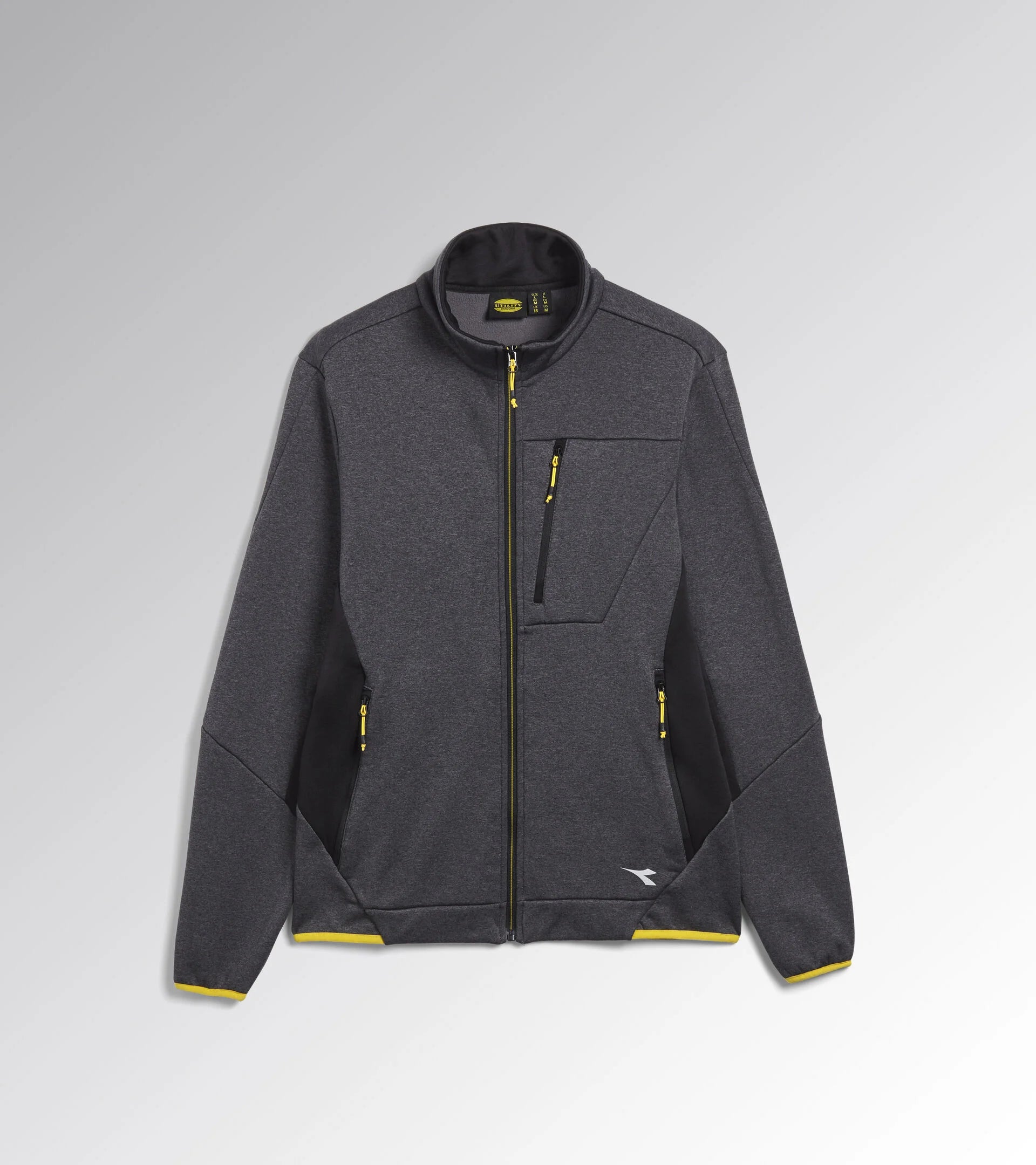 Felpa Da Lavoro Diadora POLAR FLEECE TECHNO Colore Grigio-Nero 179457-D0217