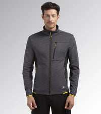 Felpa Da Lavoro Diadora POLAR FLEECE TECHNO Colore Grigio-Nero 179457-D0217