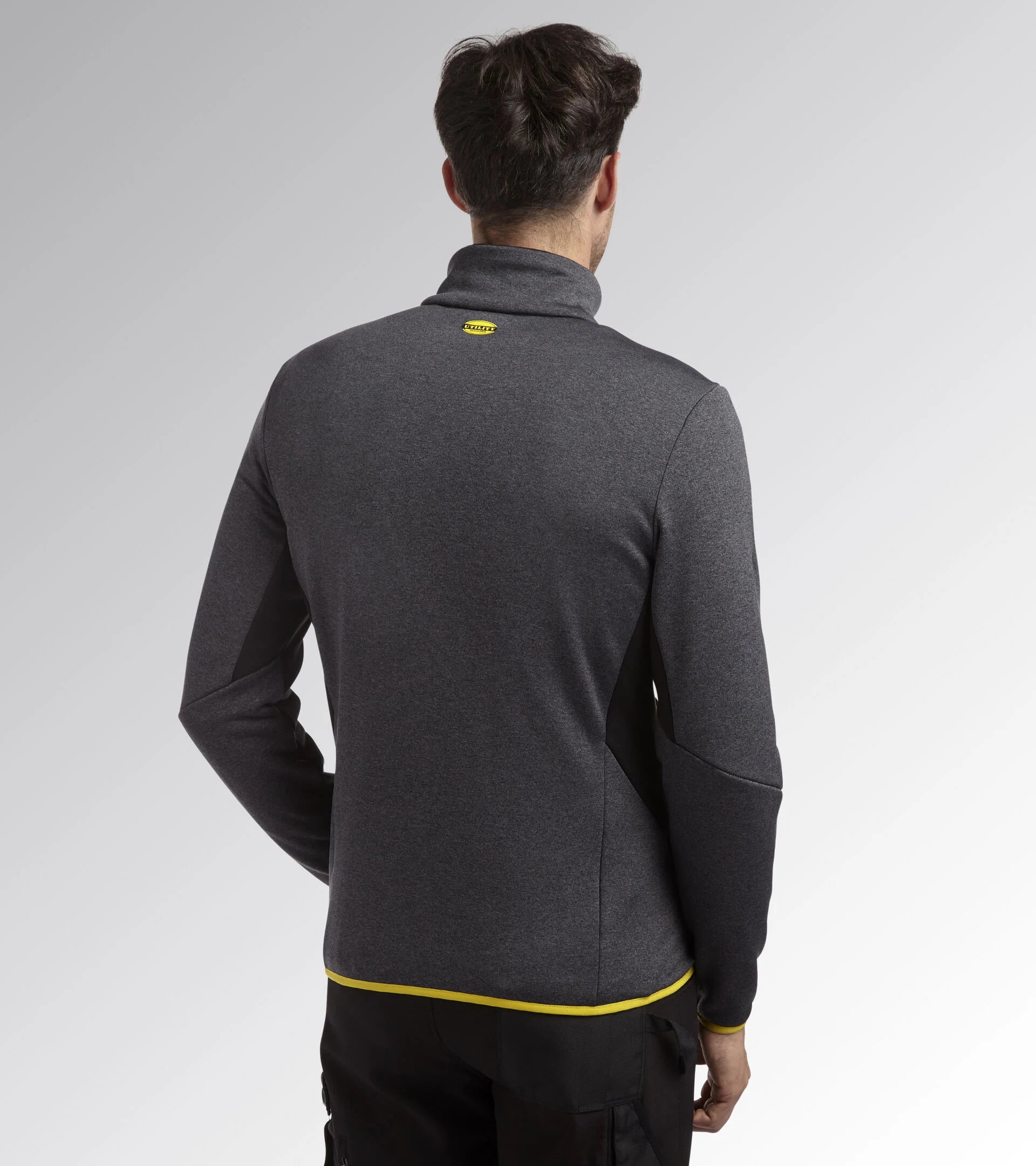 Felpa Da Lavoro Diadora POLAR FLEECE TECHNO Colore Grigio-Nero 179457-D0217