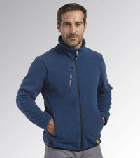 Pile SWEAT PILE FZ Diadora Colore Denim Blu Scuro 172118-60033